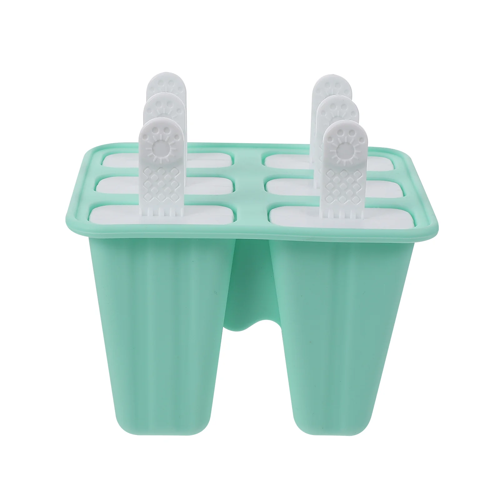 

1 Set Six Grid Ice Cream Making Mold Frozen Popsicle DIY Making Tool for Home