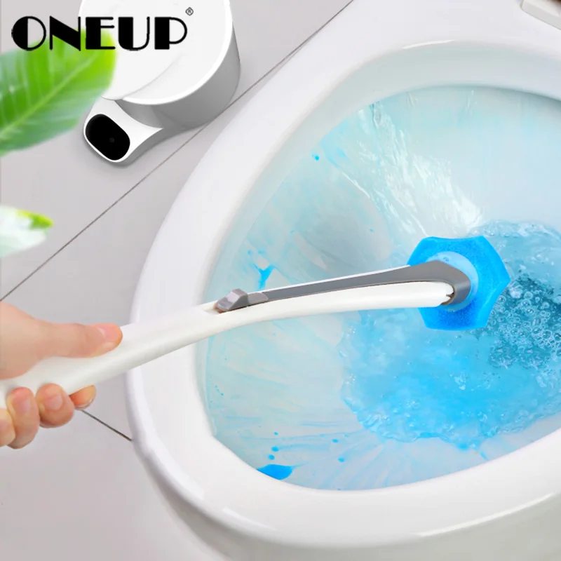 ONEUP одноразовая щётка для туалета стерилизатор без мертвой углы набор для чистки туалетной щетки держатель Очиститель инструмент Аксессуары для ванной комнаты