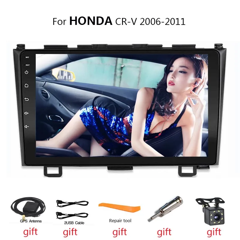 

Автомагнитола Android, Автомобильный мультимедийный плеер для HONDA CR-V 2006-2011 Carplay 4G, 2 Din, GPS, навигация, Авторадио, Bluetooth, аудио