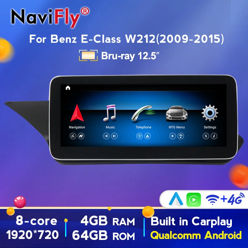 HD Android 10 8 core 4G + 64G LTE Автомобильный GPS навигационный мультимедийный плеер для Mercedes
