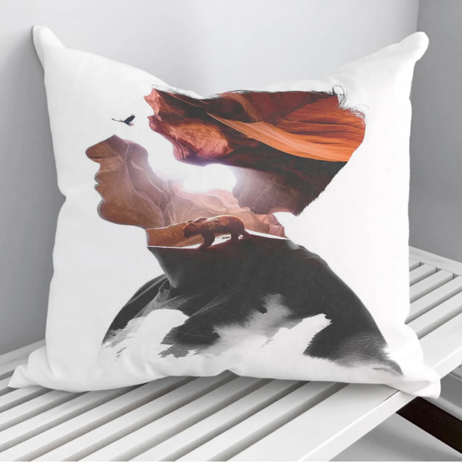

Bear in Mind Throw Pillows Cushion Cover On Sofa Home Decor 45*45cm 40*40cm Gift Pillowcase Cojines Dropshipping