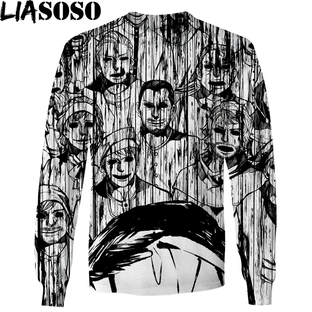 

LIASOSO Horror Comics 2021 3D Print Men Women Sweatshirt Unisex Sweatshirt Pullovera Oversized All-match Comfortable Casual Warm