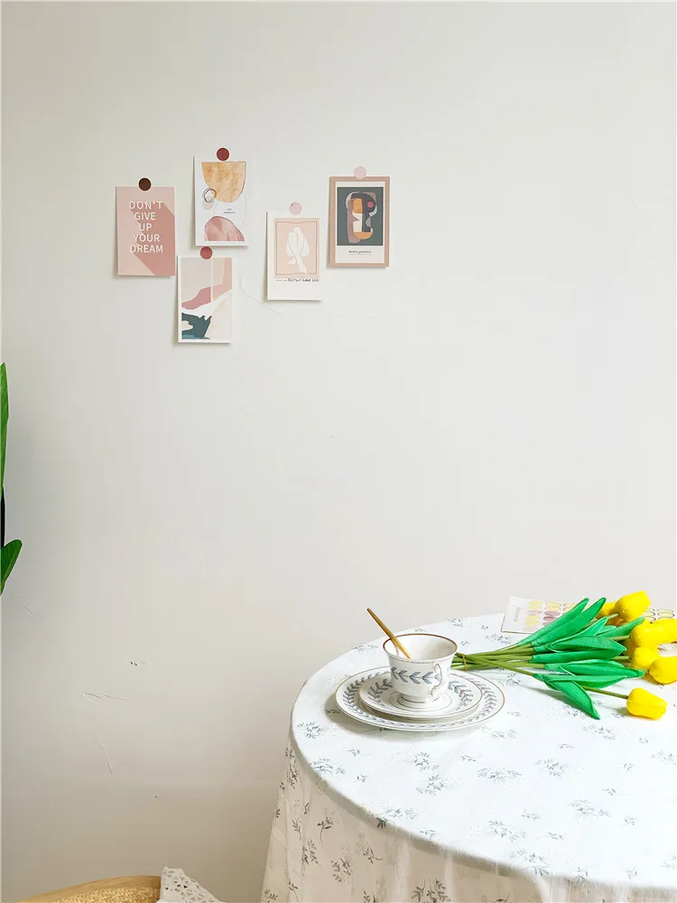 Ретро художественные абстрактные открытки иллюстрация маленький постер