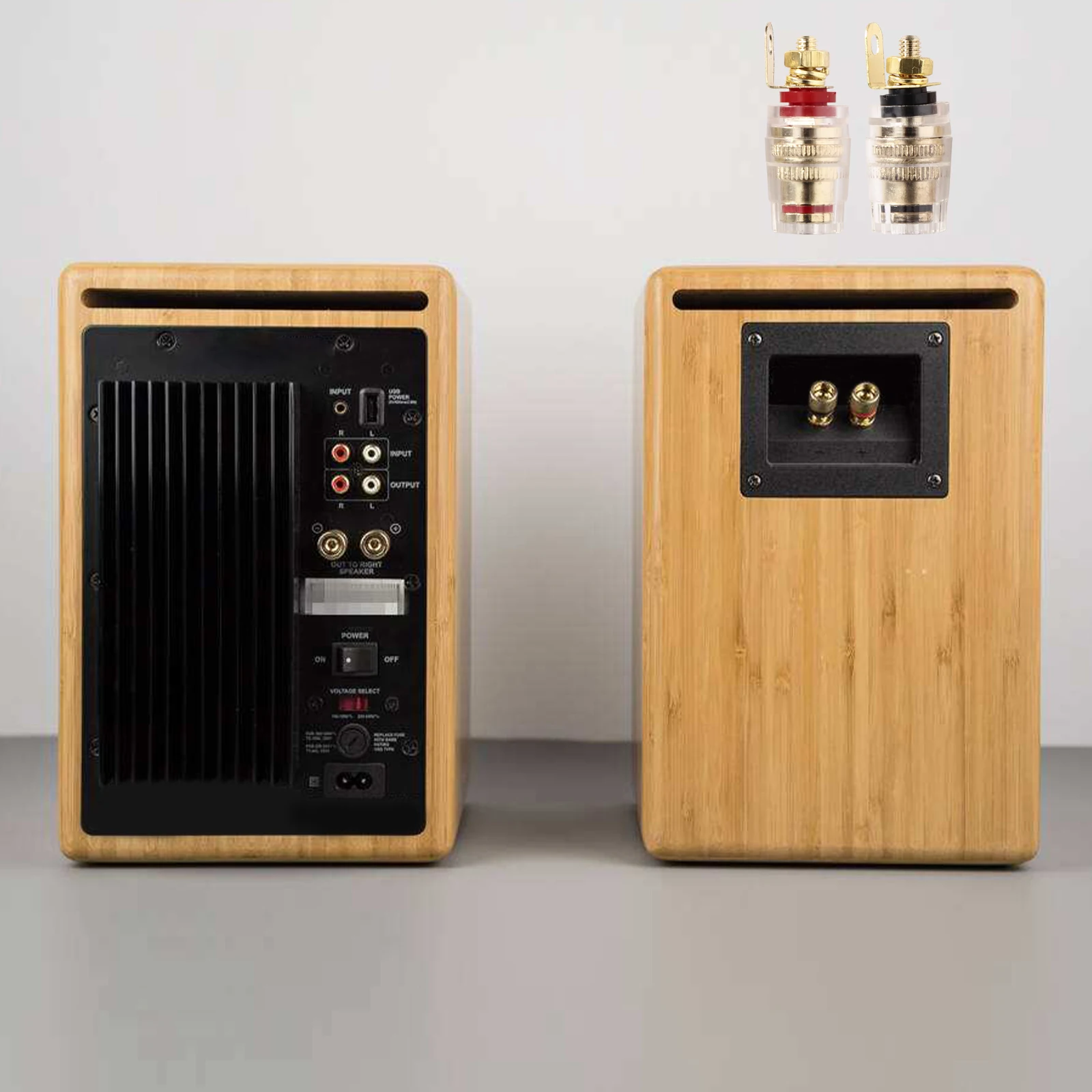 

2Pc Banana Plug Connector Audio Speaker Terminal Connectors Amplifier Speaker Terminal Binding Post Banana Plug Socket Connector