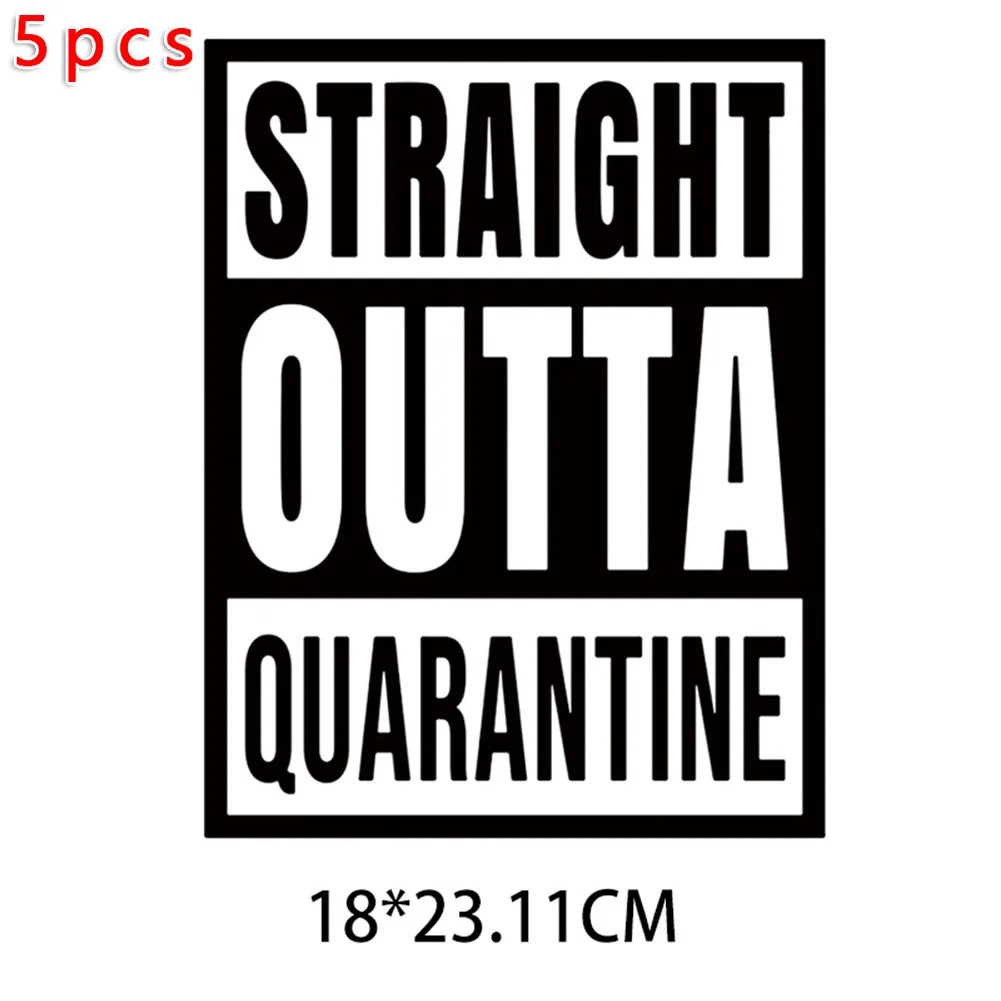 5 шт. наклейки для одежды с текстовым принтом декоративные аксессуары домашних