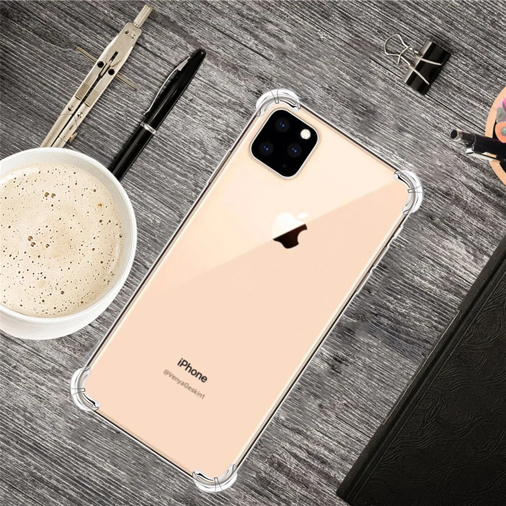 Чехол для телефона Apple iPhone 11 (6 1 дюйма) мягкий прозрачный чехол из ТПУ задняя