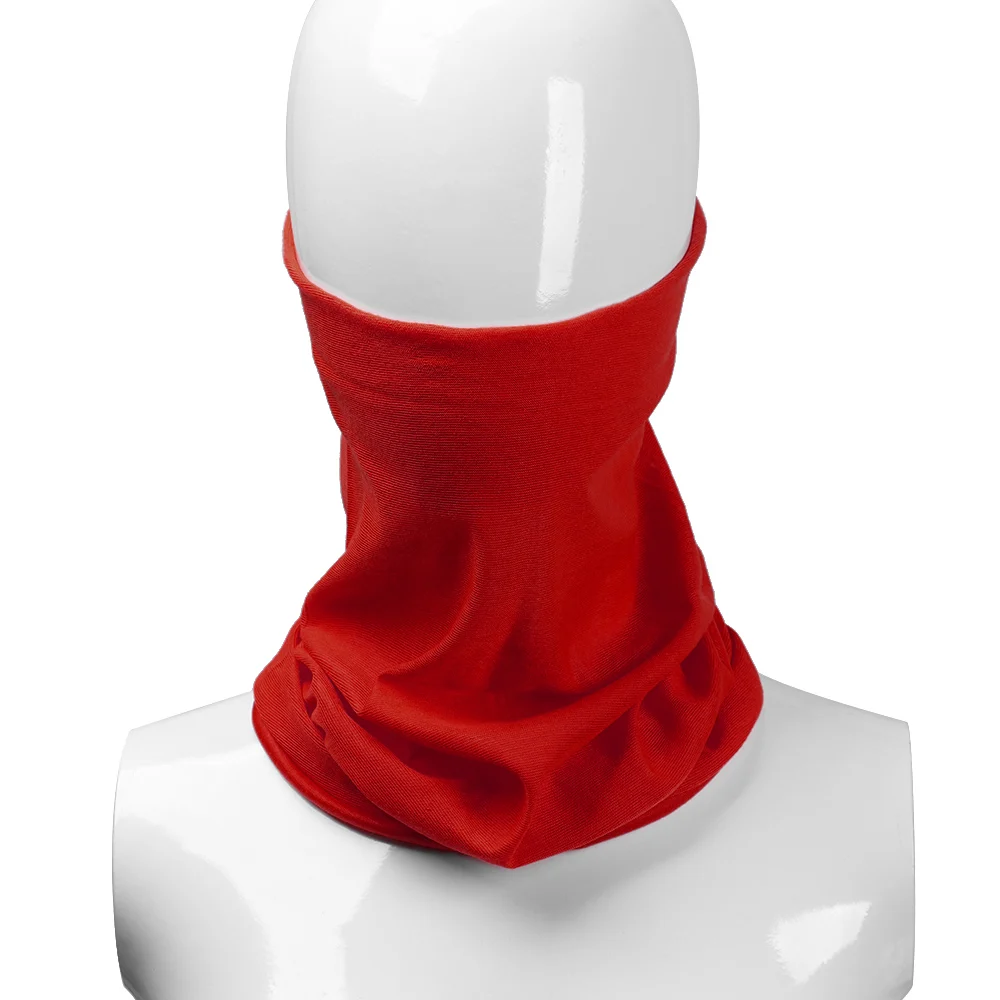 Polyester red Модные зимние шарфы для женщин, шарфы с кольцом, шейный платок, толстые теплые аксессуары для шеи, детский шарф с воротником - Цвет: Polyester red