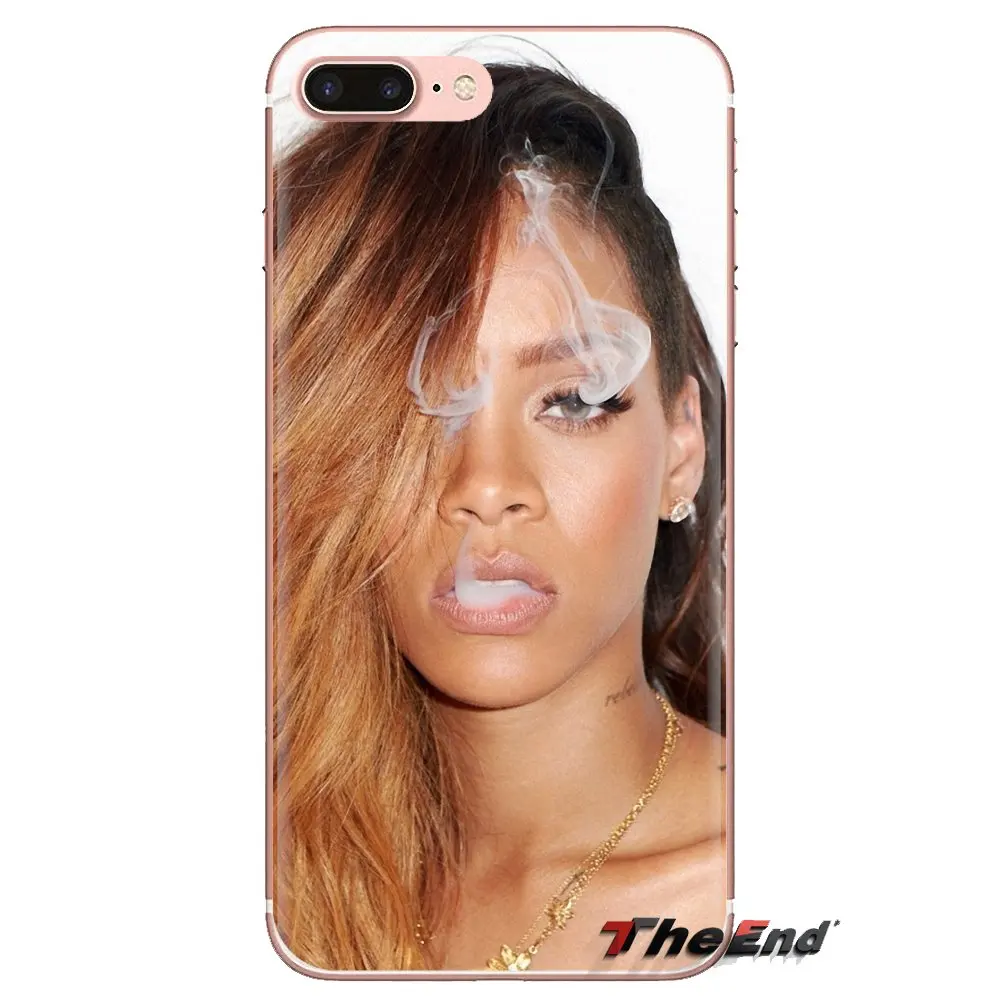 Awesome Robyn Rihanna Soft TPU Phone Cover For Samsung Galaxy S2 S3 S4 S5 MINI S6 S7 edge S8 S9 Plus Note 2 3 4 5 8 Coque Fundas |