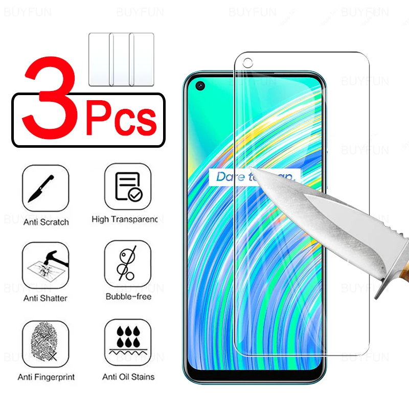 

Закаленное защитное стекло для OPPO Realme C17 C15 C12 C11, 3 шт.