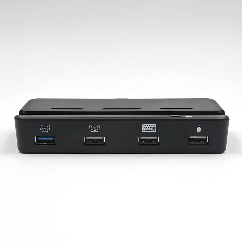 Портативная ТВ док станция HD конвертер клавиатуры и мыши контроллер Подключение