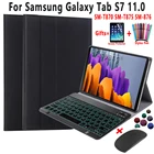 Корейский, испанский, арабский чехол с клавиатурой с подсветкой и мышью для Samsung Galaxy Tab S7 11, беспроводная мышь для телефона