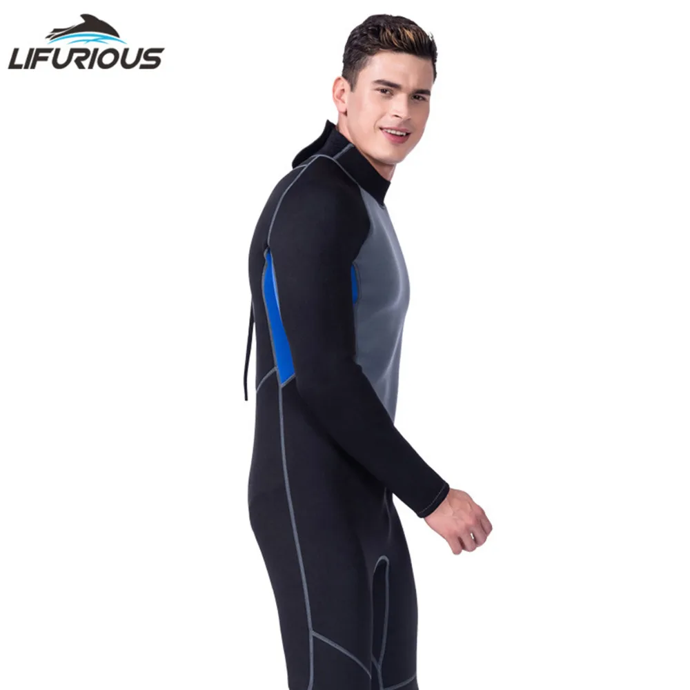 Неопреновые гидрокостюмы LIFURIOUS для дайвинга мужские паруса полностью закрытые