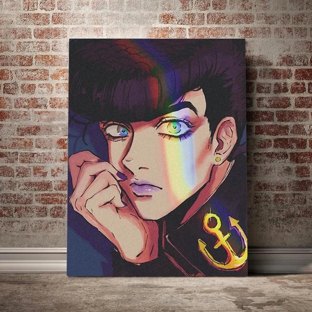 

Josuke Higashikata Bizarre Anime Modern Canvas Painting Hd Prints Pictures Modular Wall Art Poster Nordic Living Room Home Decor