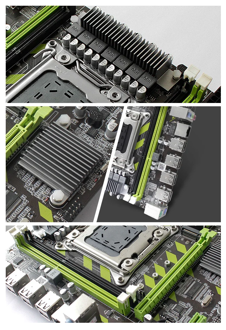 Материнская плата X79 в комплекте LGA2011XeonE5 2620cpu 2 шт. x 8 ГБ ddr3 1333MhzECC REG комбинация