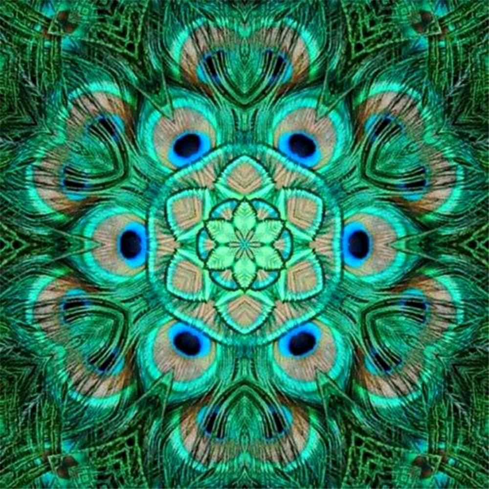 

Религиозная мандала печать холст 11CT вышивка крестиком узоры DMC нитки рукоделие Вязание рукоделие хобби Декор