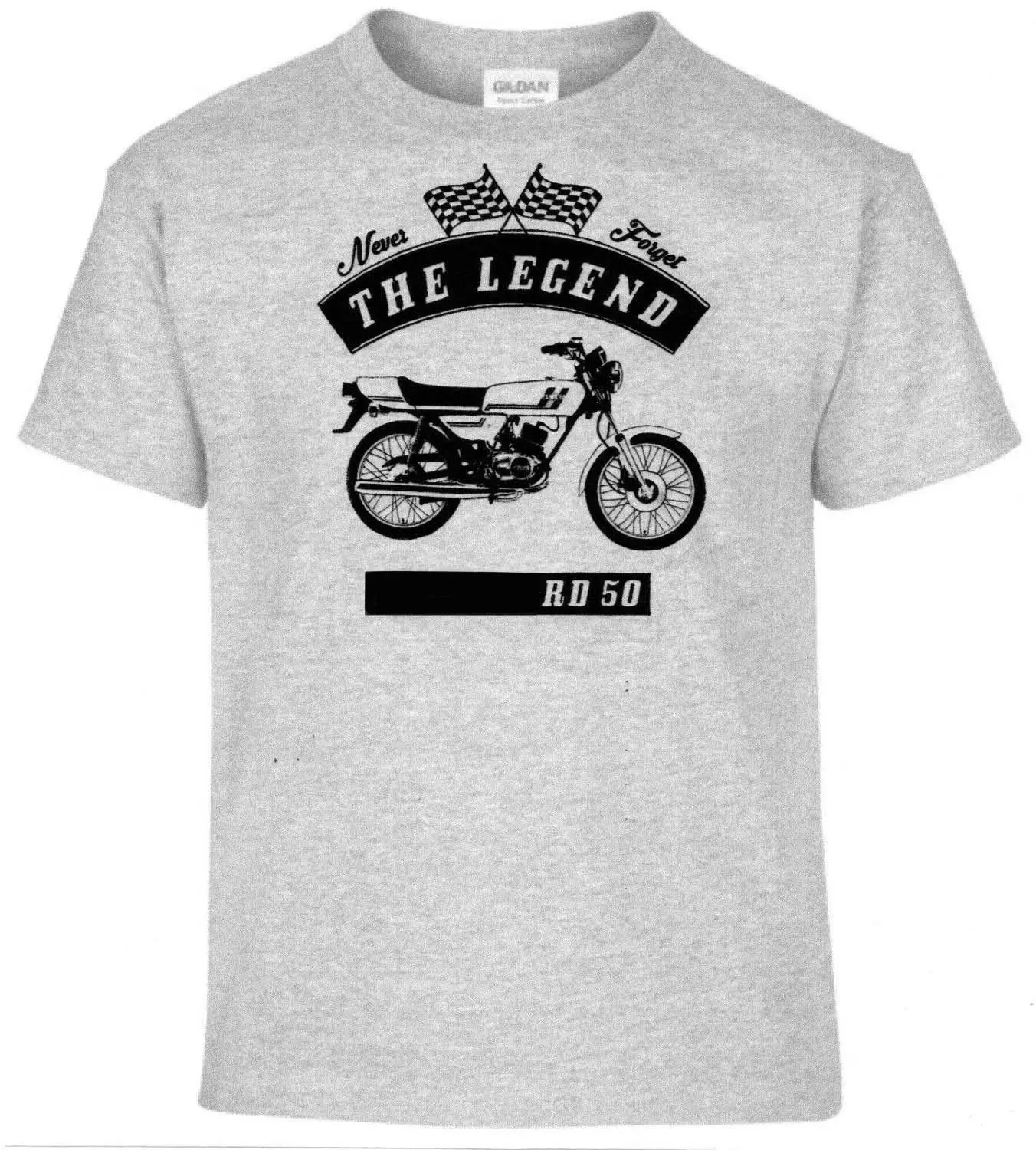 Футболка Yam Rd 50 мужская с принтом тенниска для езды на мотоцикле и велосипеде