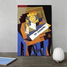 Картина на холсте с изображением газеты и фруктов художественная мраморная Настенная картина декоративная картина Современный домашний декор