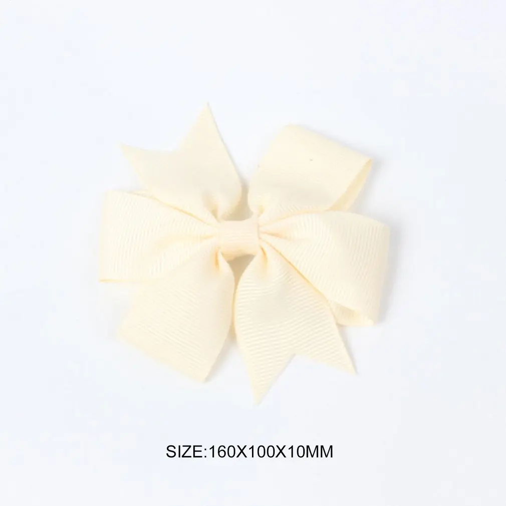 Детская заколка для волос головной убор ласточкин хвост ребристая лента бант