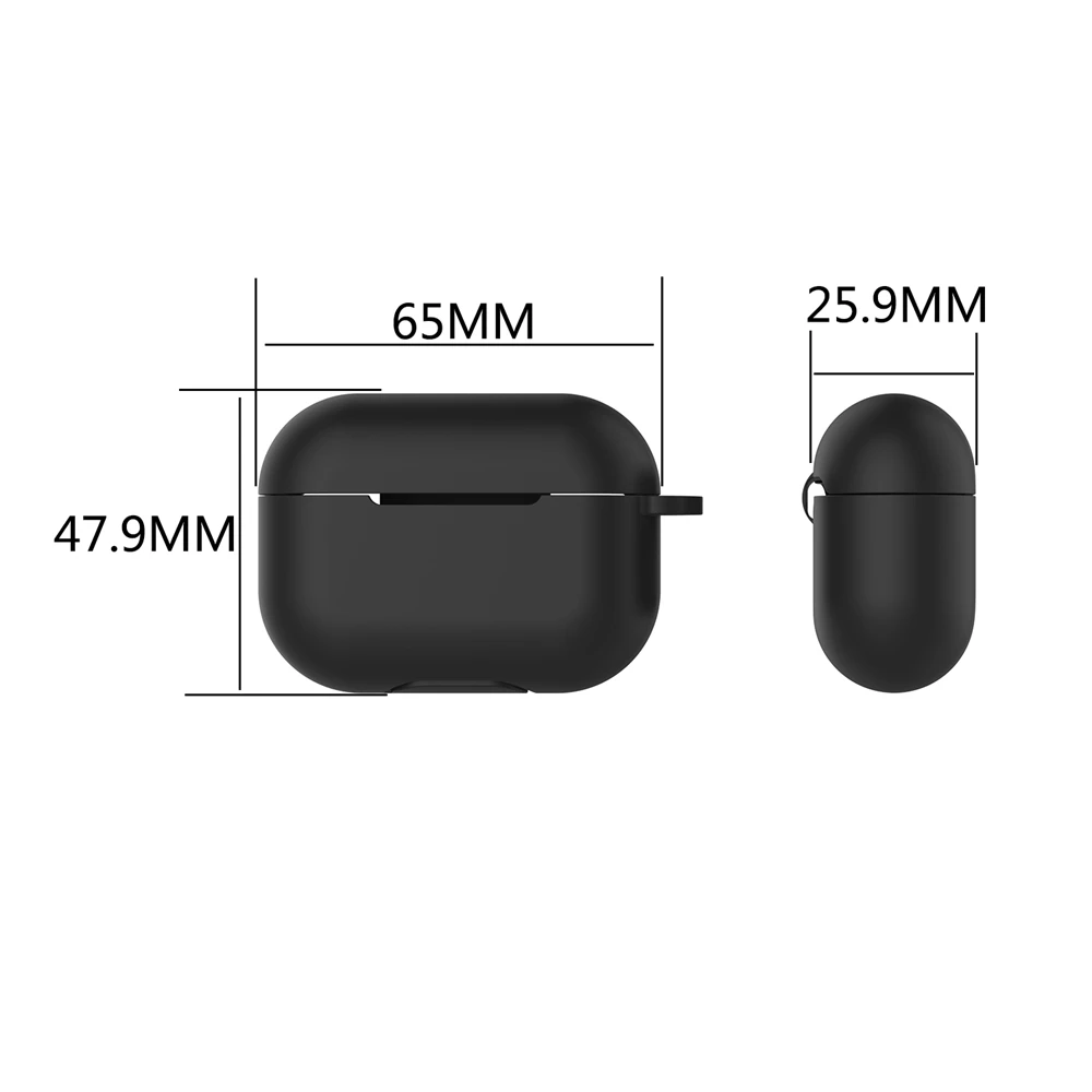 Силиконовый чехол для Airpods Pro наушники AirPods 3 беспроводная Bluetooth гарнитура