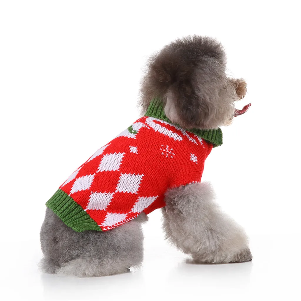 Повседневный Рождественский жилет для домашних животных кошек и собак зимняя