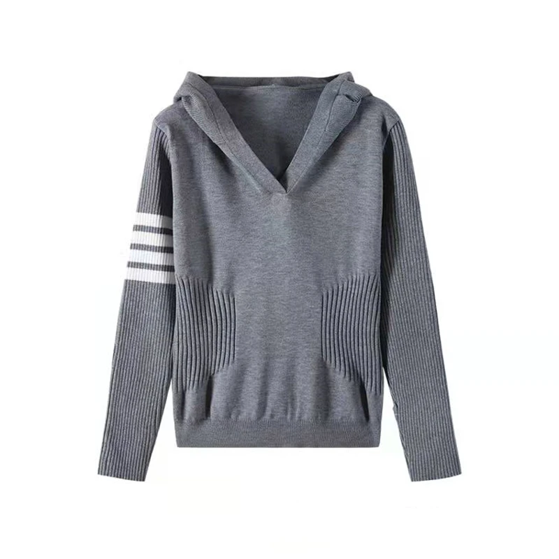 

Женский трикотажный свитер из смесовой шерсти, в Корейском стиле