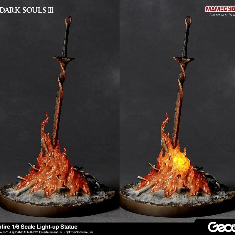 Экшн-фигурка из ПВХ Gecco DARK SOULS III светильник ящаяся статуя костра масштаб 1/6