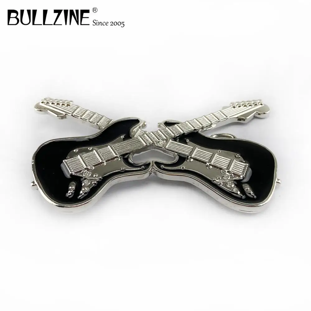 Bullzine цинковый сплав Пряжка гитарного ремня музыку с ремешком и пряжкой FP-01884