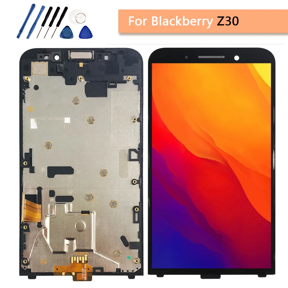 Протестированный дисплей для Blackberry Z30 ЖК-дисплей кодирующий преобразователь