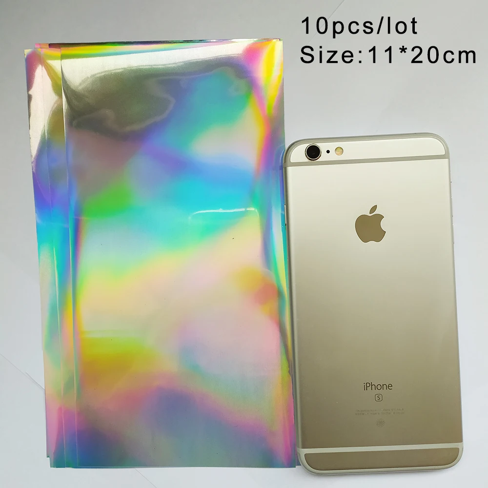 10 шт. Голографическая фольга для ламинатора 20 х30 см|Крафт-бумага| |