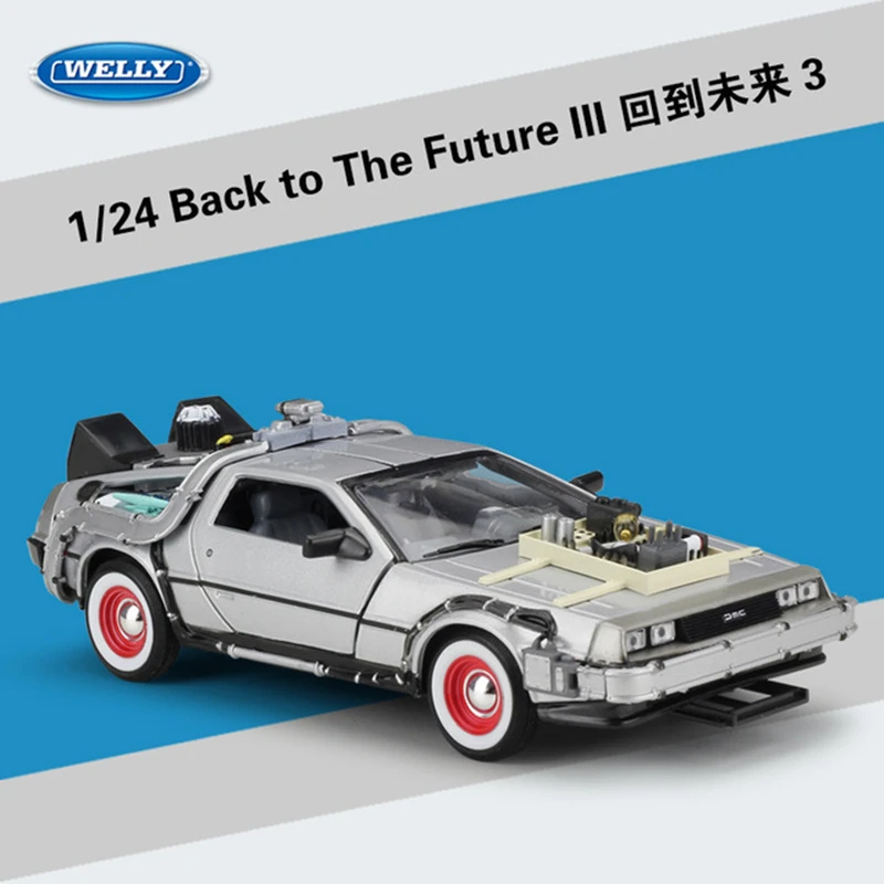 Welly 1:24 фильм ReadyPlayerOne плеер Назад в будущее модель автомобиля собирать подарки