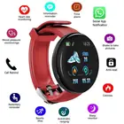 Смарт-часы 2020 D18 Nand с пульсометром, тонометром, Bluetooth, фитнес-трекером для Android Watch D19 с Шагомером