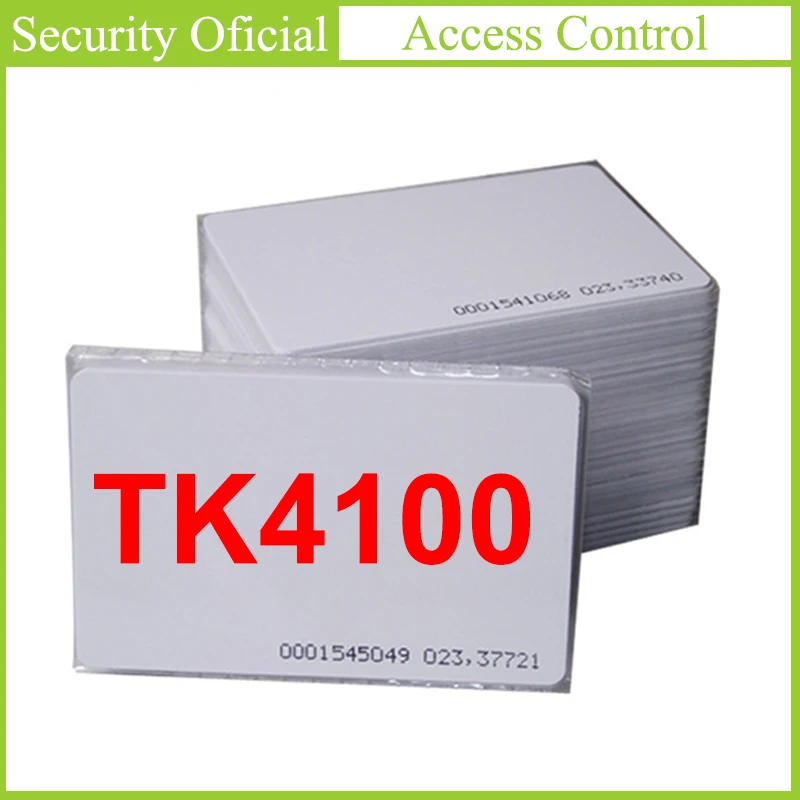 20 шт. ПВХ белая ID тонкая карта TK4100 Чип Индукционная 125 кГц контроль доступа