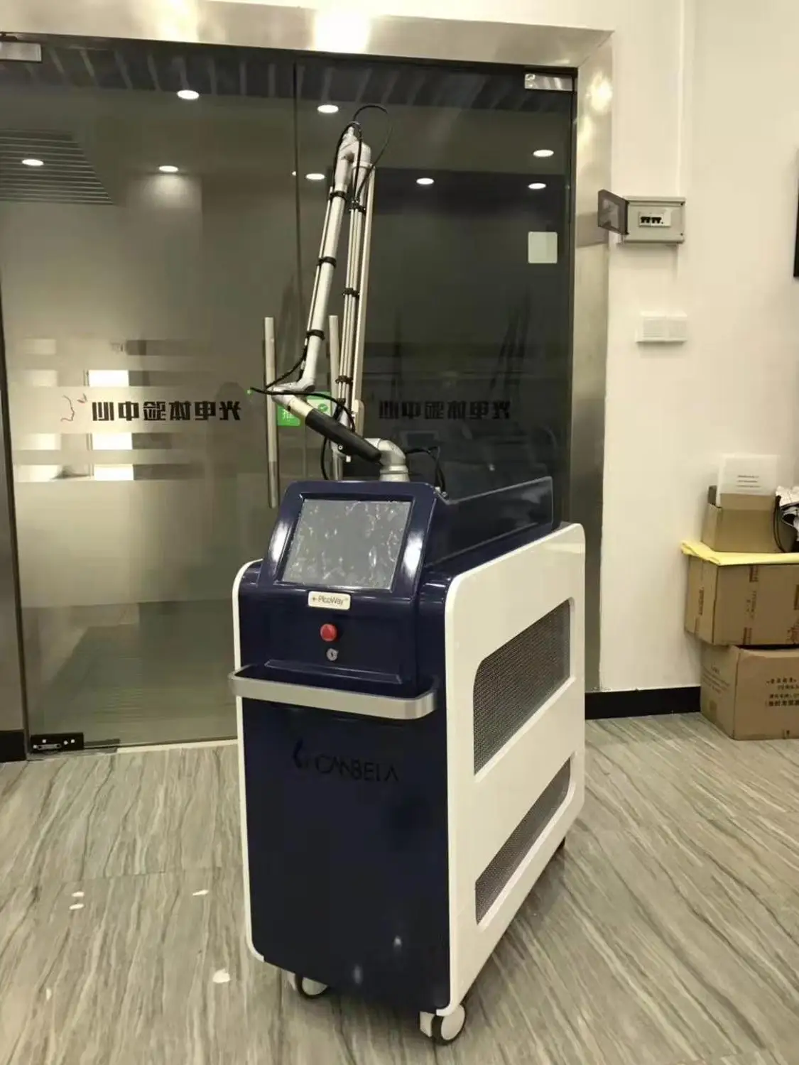 Фиолетовый Новейшая Корейская машина для удаления веснушек q switched nd yag laser picoway laser Picosure Picosecond Laser для удаления татуировок - Цвет: Фиолетовый
