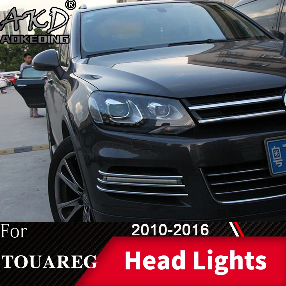 Автомобильная фара для VW Touareg 2010-2016 противотумансветильник фары дневные ходовые