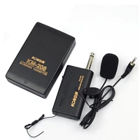 professional wireless microphone system wireless fm transmitter receiver lavalier lapel clip microphone mic system