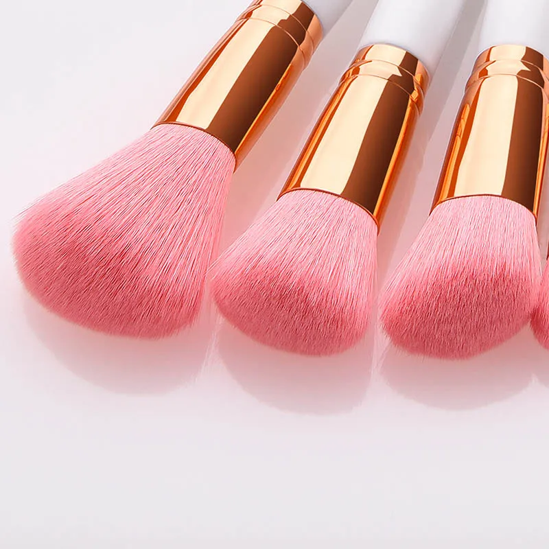

7pcs Makeup Brushes Set White Handle Soft Hair Powder Cosmetics Tools EY669