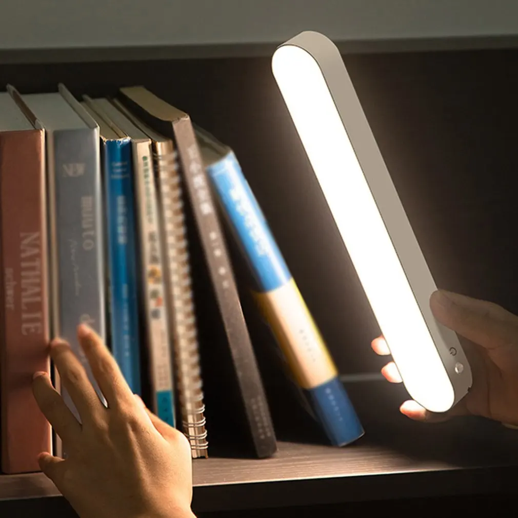 

LED Eye Protection Night Light Wireless Touch Dimming USB Reading Lamp Bedroom Living Room Cabinet Bathroom Table Lamps