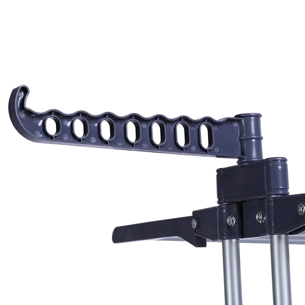 

1Pcs Roller Type Foldable Clothes Towels Hanger Shelf tools Standing Garment Rack Organizer Home