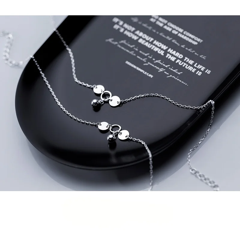 Trustdavis 100% 925 Твердые настоящие серебряные милые круглые вафельные шарики браслеты