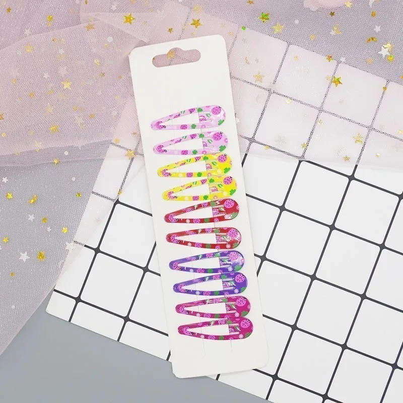 10 шт. детские заколки для волос с принтом животных | Аксессуары одежды