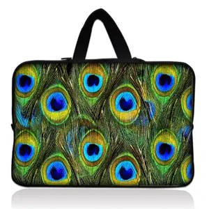 peacock laptop sleeve notebook bag pouch case for macbook air 11 13 12 14 15 13 3 15 4 15 6 for lenovo asussurface pro 3 pro 4 free global shipping