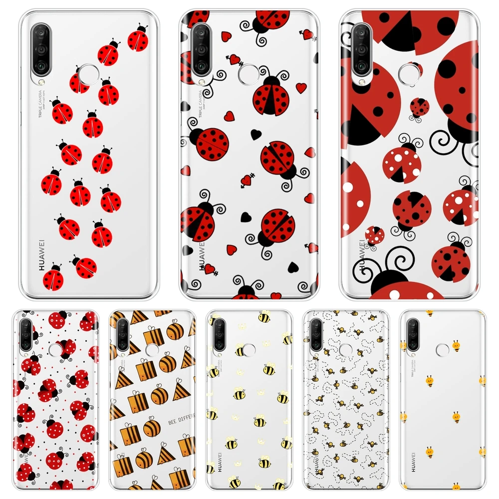 Чехол для телефона Huawei P30 Lite Pro P Smart Z с Пчелкой божьей коровкой эстетичная