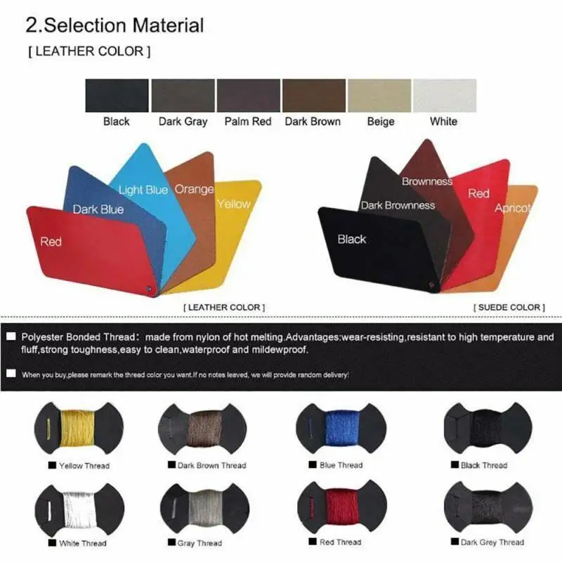 

Free Customized PU Steering Wheel Stitch on Wrap Cover For BMW E90 X1 E82 E91