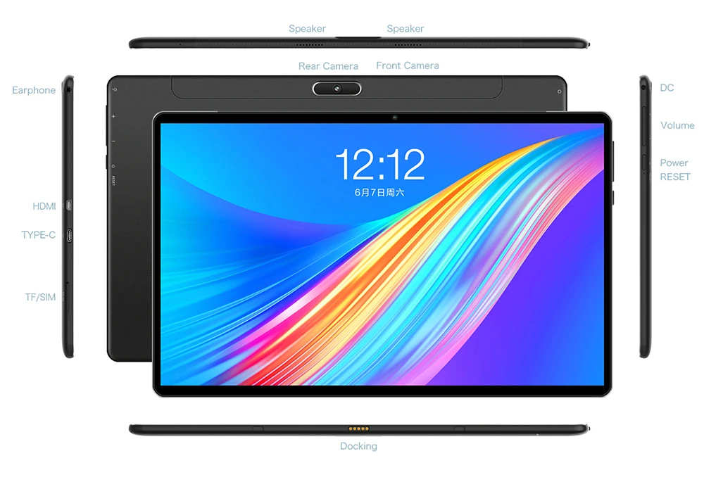 Teclast M16 11 6 дюймов 4G планшет Android 8 0 планшетный ПК Helio X27 2 GHz Deca core CPU 4GB RAM128GB ROM Docking Type