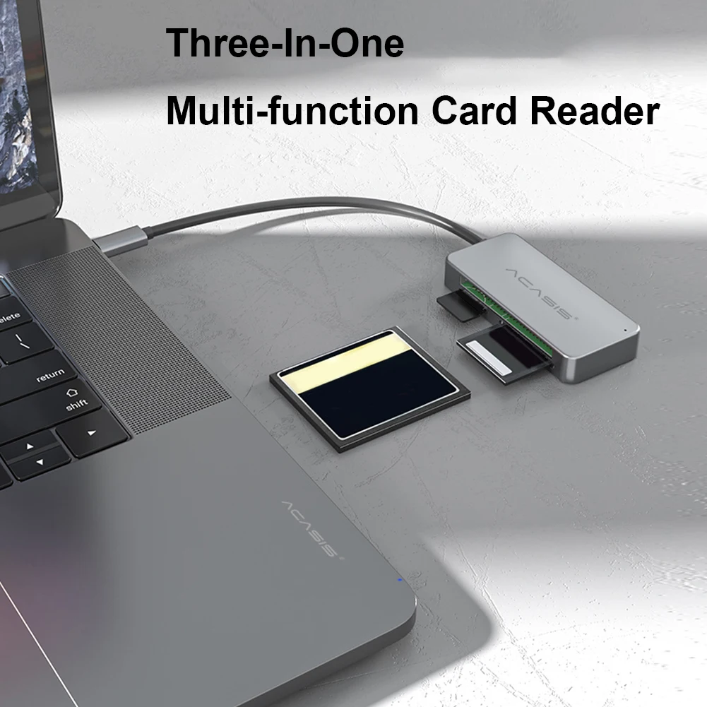 

Устройство для чтения карт памяти USB 3,0 Type C на CF TF