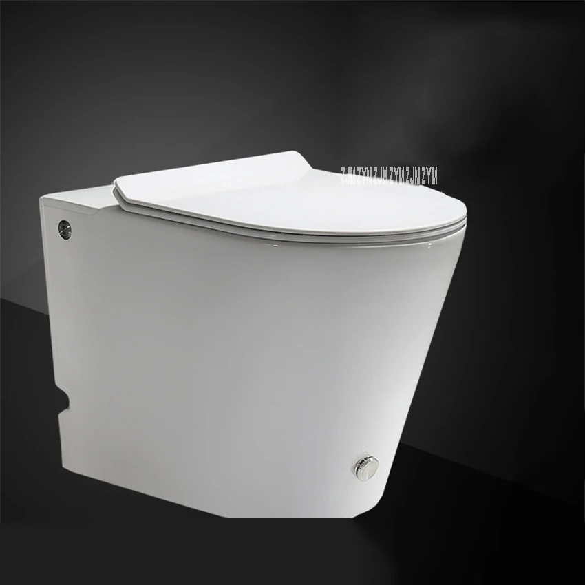 side button S-Trap A376 A380 ванная комната электрический импульс Туалет Tankless цельный ночной табурет Санузел Предотвращающая появление запаха Сифон-вихревой керамический унитаз - Цвет: side button S-Trap