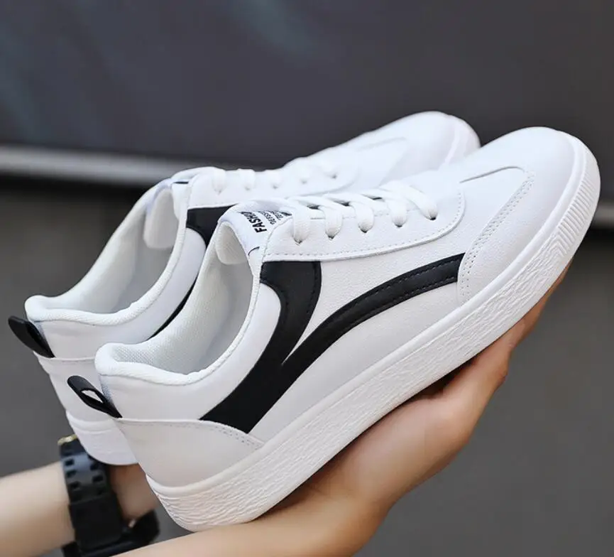 Мужские дышащие кроссовки для отдыха белые высокого качества Красные новинка 2019