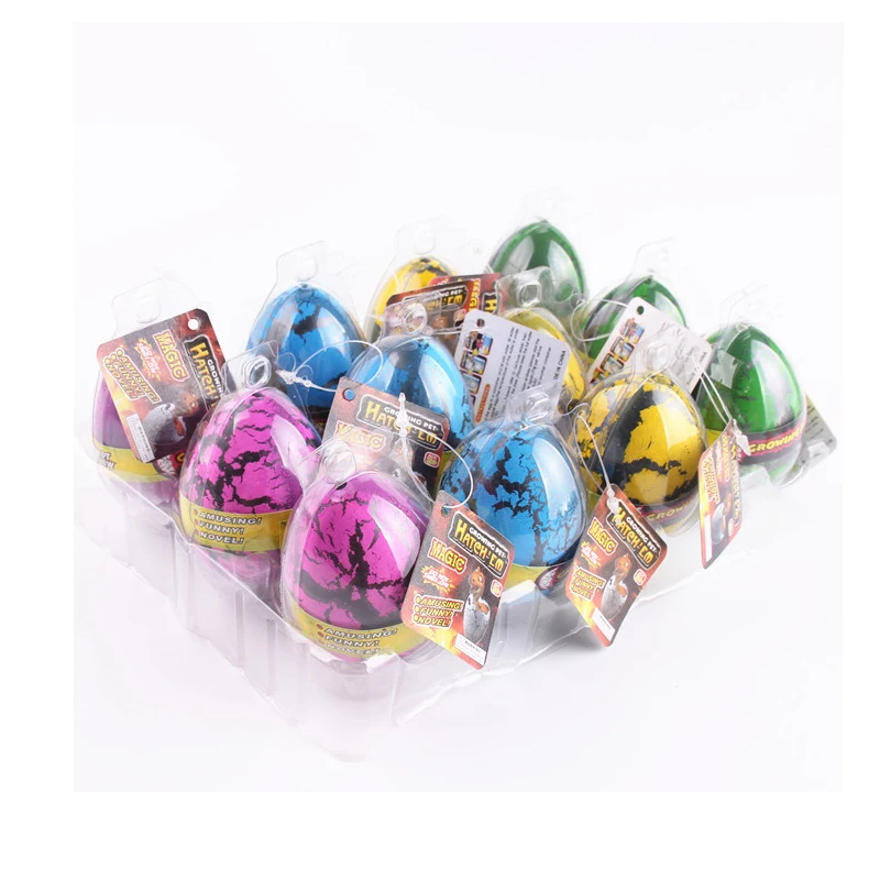 4 шт. Яйца динозавра инкубационные в воде большой размер вода растет динозавр