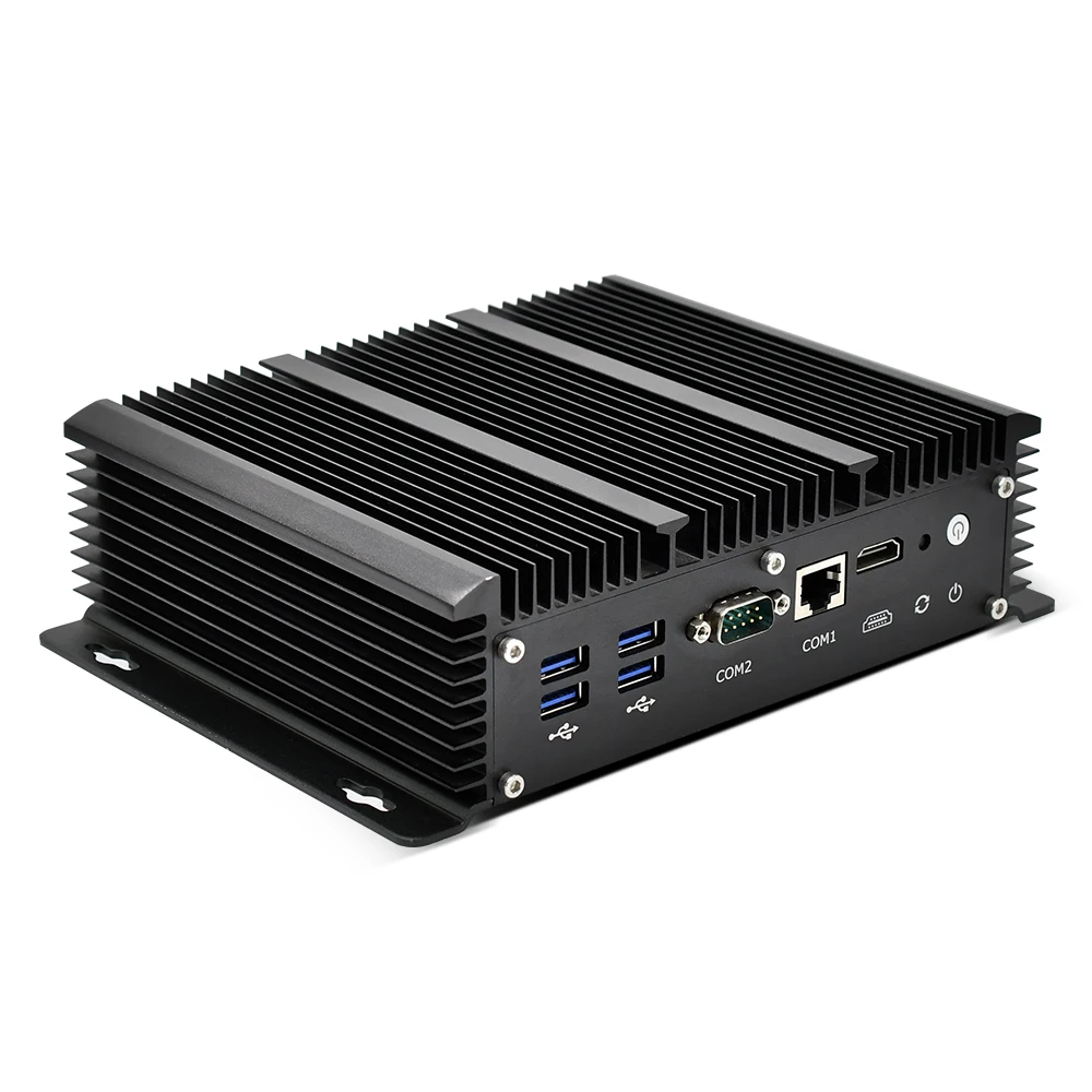 Промышленный мини-ПК без вентилятора Intel Core i7 10510U мягкий маршрутизатор 6
