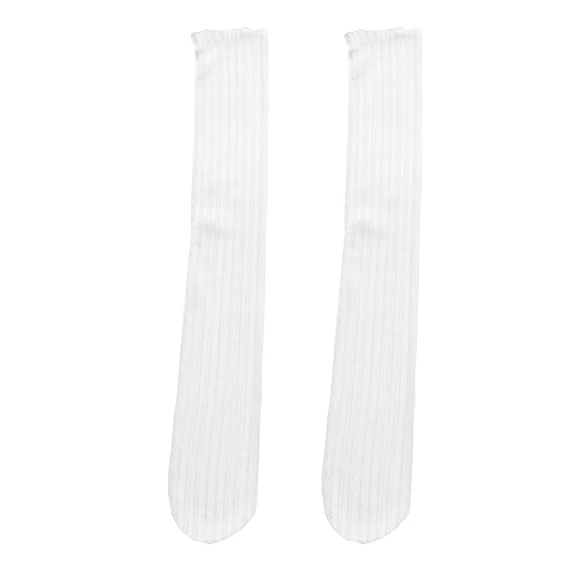 

Female Transparent Medium Socks Spring and Summer Japanese Mesh Hollow Sweet Beauty Socks
